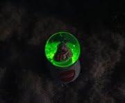 Coca-Cola Holiday Polar Bear 3-Inch Mini Light-Up Snow Globe