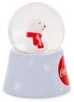 Coca-Cola Holiday Polar Bear 3-Inch Mini Light-Up Snow Globe