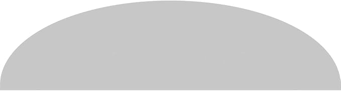 Ekena Millwork 70"W x 18-1/2"H x 2"P Elliptical 4 Spoke Architectural Grade PVC Pediment