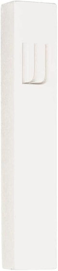A&S Mezuzot Modern Concrete Mezuzah Case with Scroll, Easy Peel and Stick Mezuza (White+ Engraved Shin, 11 Inches)