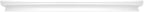 HAO Floating Corner Shelf Invisible Wall Mounted Shelves Radial Shape Cable Wire Hole Pattern Perfect for Bedroom Bathroom Living Room Kitchen Set of 2 White