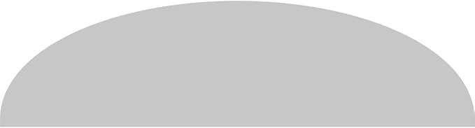 Ekena Millwork 60"W x 16"H x 2"P Elliptical 4 Spoke Architectural Grade PVC Pediment