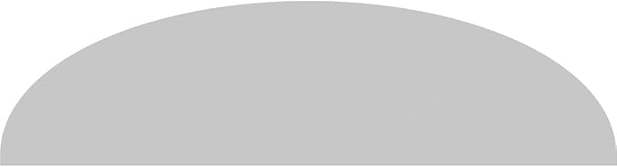 Ekena Millwork 56"W x 15"H x 2"P Elliptical 4 Spoke Architectural Grade PVC Pediment