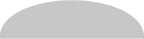 60" W x 16" H x 2" P Elliptical Sunburst Architectural Grade PVC Pediment