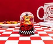 Five Nights at Freddy's Freddy Fazbear Mini Light-Up Snow Globe with Glitter Display | 3 Inches Tall