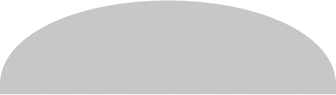 34" W x 9-1/2"H x 2" P Elliptical Sunburst Architectural Grade PVC Pediment
