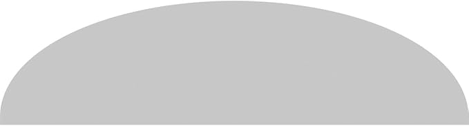Ekena Millwork 62"W x 16-1/2"H x 2"P Elliptical 4 Spoke Architectural Grade PVC Pediment