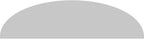 62" W x 16-1/2"H x 2" P Elliptical 3 Spoke Architectural Grade PVC Pediment