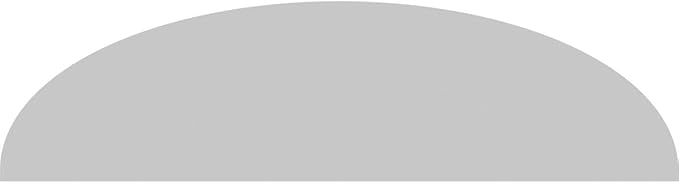 62" W x 16-1/2"H x 2" P Elliptical 3 Spoke Architectural Grade PVC Pediment