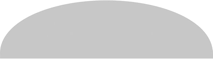40" W x 11" H x 2" P Elliptical Sunburst Architectural Grade PVC Pediment