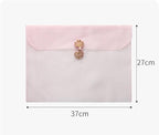 3 Pieces Scarf Storage Bag Beige Encrypted Matte Button Yarn Envelope Silk for Scarf Gifts Organza Clothing Wardrobe Organizer Packaging Bags 10.6 x 14.5 Inches (Beige)