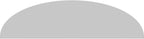 Ekena Millwork 58"W x 15-1/2"H x 2"P Elliptical Smooth Architectural Grade PVC Pediment