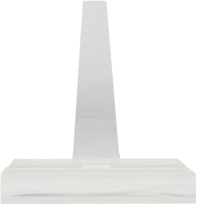 Alice Lane Lucite Galerie Art Stand Home Collection — Clear Acrylic Art Display Stand Lends a Minimalist Touch — Sturdy, Elongated Stand with Square Block Base — Home Décor