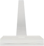 Alice Lane Lucite Galerie Art Stand Home Collection — Clear Acrylic Art Display Stand Lends a Minimalist Touch — Sturdy, Elongated Stand with Square Block Base — Home Décor