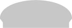 40" W x 16-7/8"H x 2-3/4"P Elliptical 4 Spoke Architectural Grade PVC Combination Pediment