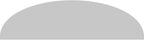 44" W x 12" H x 2" P Elliptical Sunburst Architectural Grade PVC Pediment