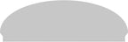 76" W x 25-7/8"H x 2-3/4"P Elliptical Sunburst Architectural Grade PVC Combination Pediment