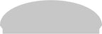 64" W x 22-7/8"H x 2-3/4"P Elliptical Sunburst Architectural Grade PVC Combination Pediment
