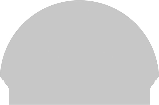 28"W x 20-3/4"H x 2-3/4"P Half Round Sunburst Architectural Grade PVC Combination Pediment