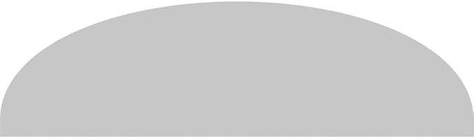 Ekena Millwork 28"W x 8"H x 2"P Elliptical 4 Spoke Architectural Grade PVC Pediment