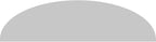 68" W x 18" H x 2" P Elliptical Sunburst Architectural Grade PVC Pediment