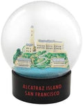 Alcatraz Prison Jail Fog Snow Globe