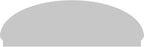 80" W x 26-7/8"H x 2-3/4"P Elliptical 3 Spoke Architectural Grade PVC Combination Pediment