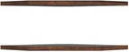 Homode Corner Shelf Wall Mount, Set of 2 Floating Corner Shelf Organizer for TV Accessories, Speaker, Cable Box, Game Console, Storage for Bathroom Kitchen Living Room Bedroom, Rustic Brown