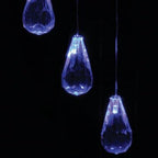 Lighted Hanging Mobile with 15 Diamond LED Pendants – 38 Inch Illuminated Hanging Decor – Color Changing Crystal Style Light Mobile for Bedroom, Living Room, Dorm, Meditation Room & Gift Giving
