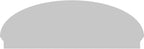 64" W x 22-7/8"H x 2-3/4"P Elliptical 4 Spoke Architectural Grade PVC Combination Pediment