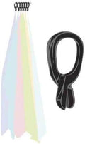 Black Scarf Clip Hangers for Retail, Economic Plastic Fine Garment Pinch Hooks, 500 Pack