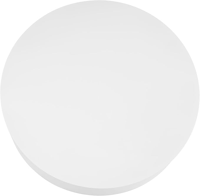 Round Display Pedestal Stand, Event Decor Display Plinth Stands, Bridal Shop Cylinder Plinth Raiser Table, Party Event Decor Circle Pedestal Stand for Boutiques Model Air Conditioner Heightening (White, 23.6*5.9in)