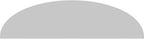 Ekena Millwork 64"W x 17"H x 2"P Elliptical 4 Spoke Architectural Grade PVC Pediment