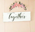 Artificial Peony Flower Swag, Arch Flowers, 20" Length in Bent, Decorative Swag, for Arch Front Door Party Wall Home Decor(Peach)