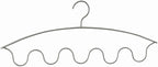 ClosetMaid Scarf Hanger, No Snag Closet Organizer for Scarves, Necklaces, Belts, Ties, Space Saving Storage, Nickel Finish