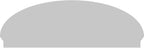 70" W x 24-3/8"H x 2-3/4"P Elliptical Sunburst Architectural Grade PVC Combination Pediment