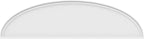 Ekena Millwork 82"W x 21-1/2"H x 2"P Elliptical Smooth Architectural Grade PVC Pediment