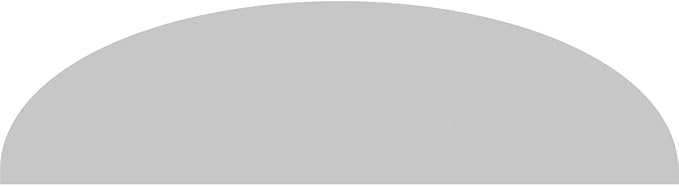 Ekena Millwork 48"W x 13"H x 2"P Elliptical 4 Spoke Architectural Grade PVC Pediment