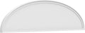 Ekena Millwork 38"W x 10-1/2"H x 2"P Elliptical Smooth Architectural Grade PVC Pediment