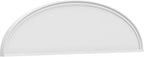 Ekena Millwork 38"W x 10-1/2"H x 2"P Elliptical Smooth Architectural Grade PVC Pediment