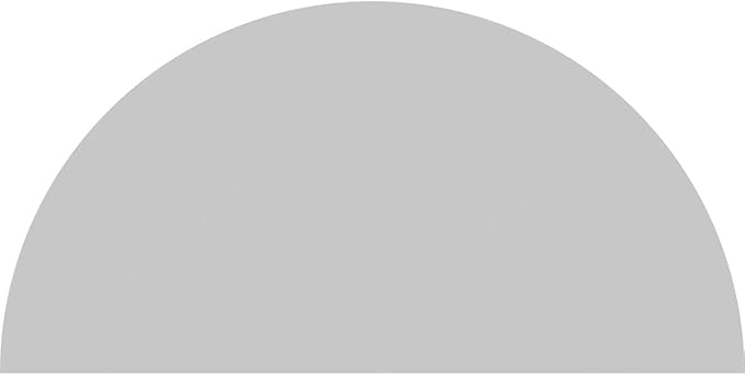 84"W x 42"H x 2"P Half Round Sunburst Architectural Grade PVC Pediment