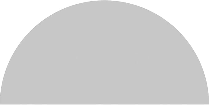 Ekena Millwork 30"W x 15"H x 2"P Half Round 4 Spoke Architectural Grade PVC Pediment