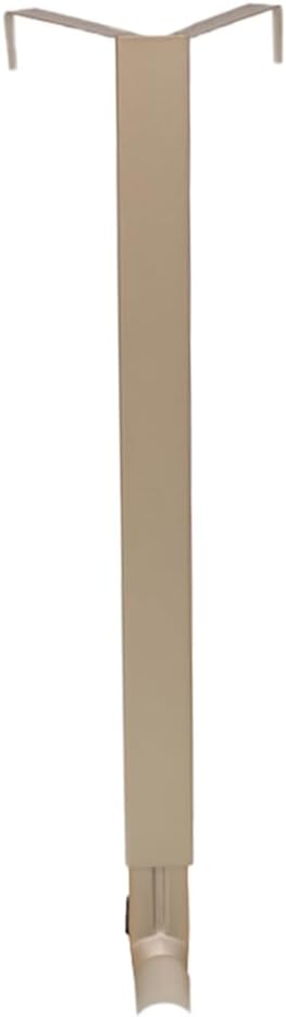 Haute Decor Adapt Adjustable Wreath Hanger, Top & Length Adjustable Version (Champagne), Strong Over The Door Hook - Fits Most Door Styles and Sizes