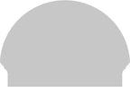 26"W x 19-3/4"H x 2-3/4"P Half Round Sunburst Architectural Grade PVC Combination Pediment