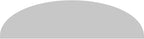 50" W x 13-1/2"H x 2" P Elliptical Sunburst Architectural Grade PVC Pediment