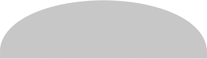 30" W x 8-1/2"H x 2" P Elliptical Sunburst Architectural Grade PVC Pediment