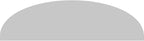 30" W x 8-1/2"H x 2" P Elliptical Sunburst Architectural Grade PVC Pediment