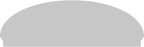 78" W x 26-3/8"H x 2-3/4"P Elliptical Sunburst Architectural Grade PVC Combination Pediment