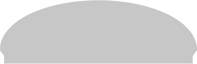 80" W x 26-7/8"H x 2-3/4"P Elliptical 4 Spoke Architectural Grade PVC Combination Pediment