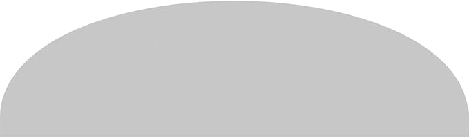 Ekena Millwork 24"W x 7"H x 2"P Elliptical 4 Spoke Architectural Grade PVC Pediment